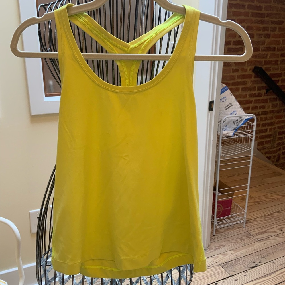 Lululemon Women’s Highlighter Yellow Tank Top